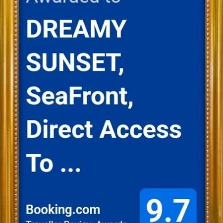 Luxory Dreamy Sunset, Seafront, Direct Access To The Promenade,wifi,pool,free Parking *